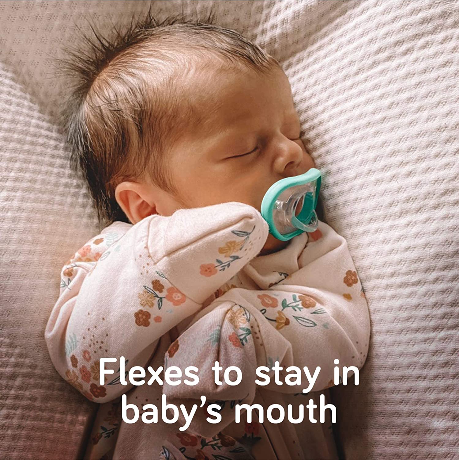Nanobebe Baby Pacifiers 0-3 Month - Orthodontic, Curves Comfortably with Face Contour, Award Winning for Breastfeeding Babies, 100% Silicone - BPA Free. Perfect Baby Registry Gift 2pk,Grey - Image 4